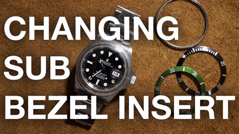 how to change rolex ceramic bezel